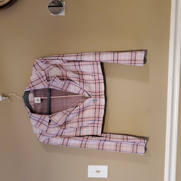 Cabi Style 6257 Playdate Plaid Cropped Jacket Size M - Picture 4 of 9